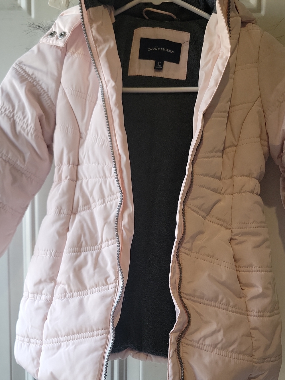 Calvin Klein Girls Pink Jacket 3T